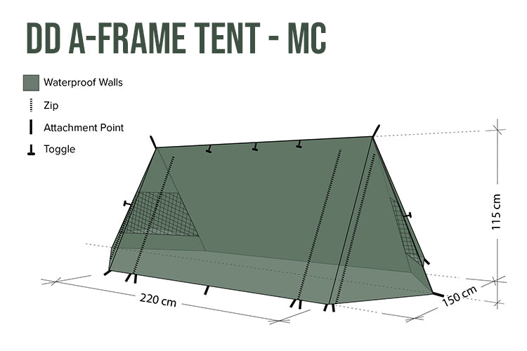 DD A-Frame Tent - MC