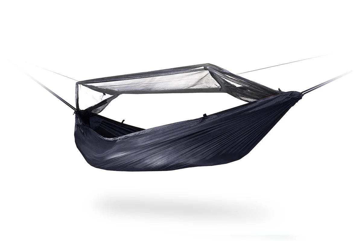 【新品未開封】DD Frontline Hammock ジェットブラック DD Frontline Hammock - built in mosquito net – DD Hammocks