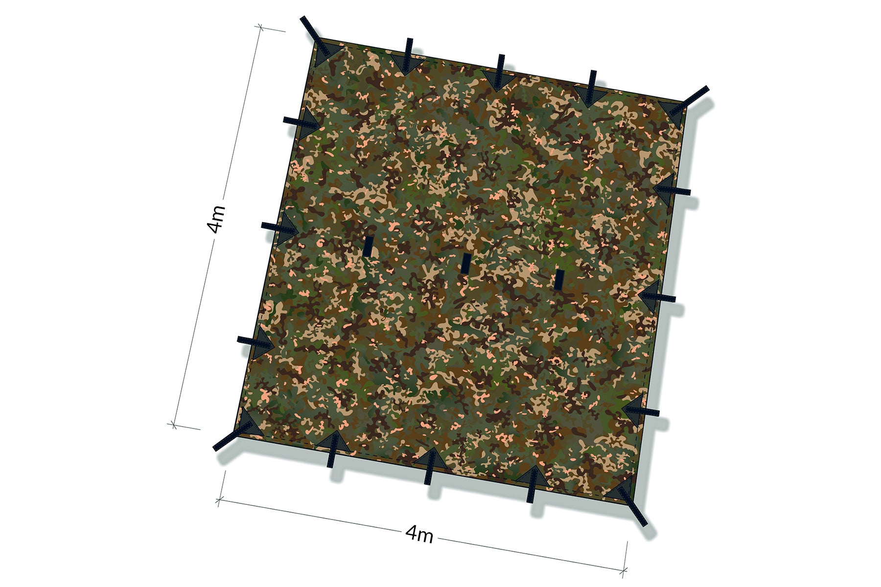 DD Hammocks 4x4 Tarp MC
