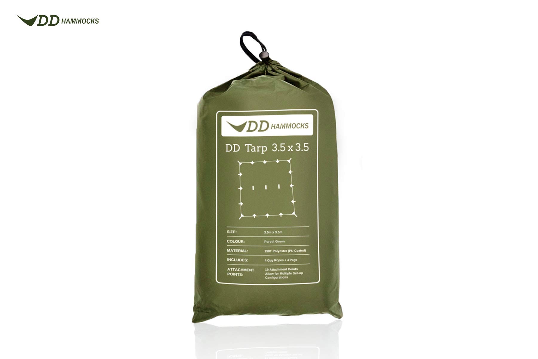 tarp 3.5 x 3.5 DD Tarp 3.5 x 3.5 Coyote Brown