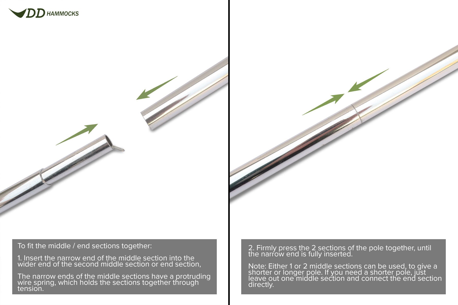 DD Tarp Pole - 2.2m (x2)