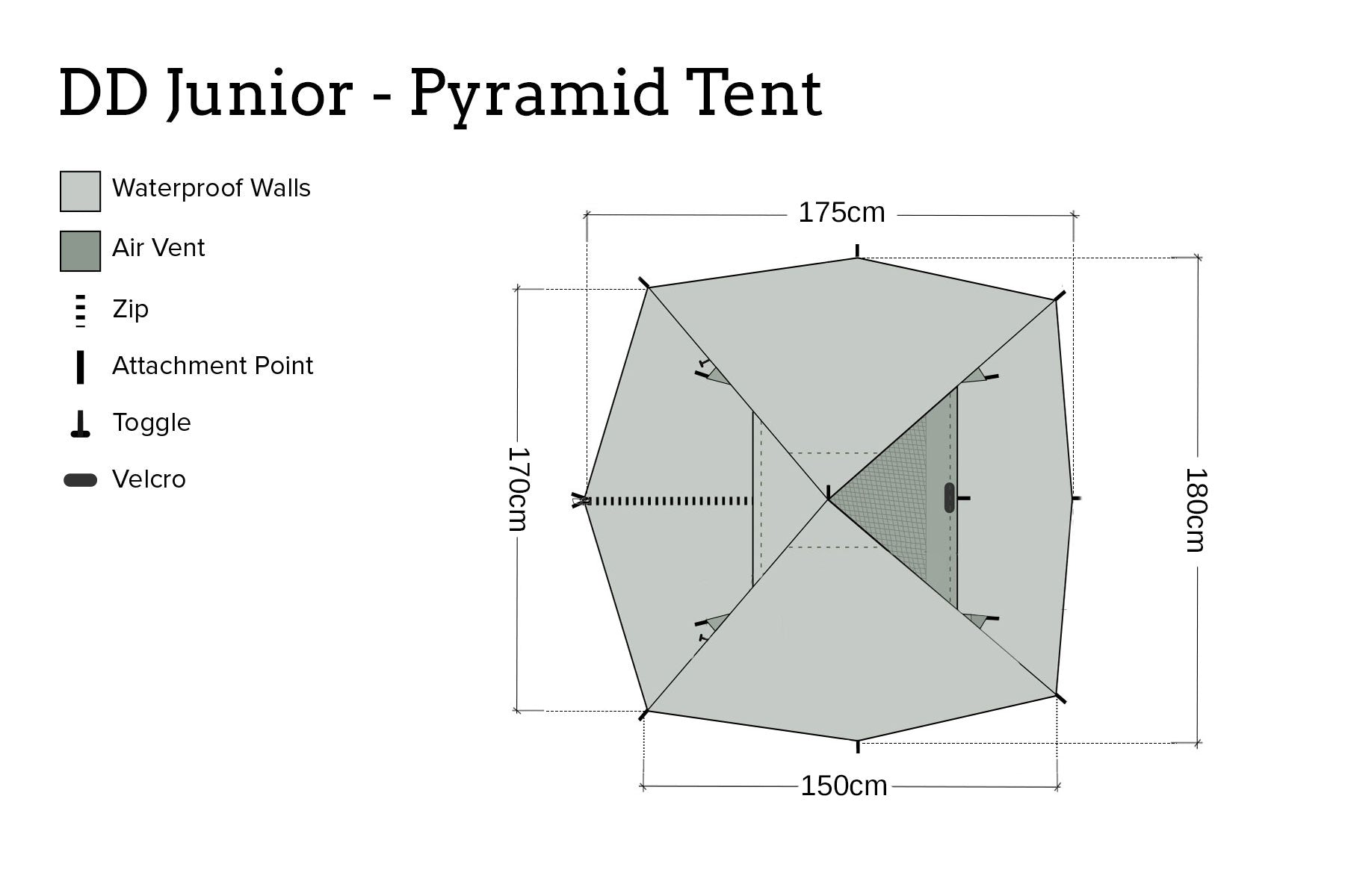 DD Junior - Pyramid Tent (SuperLight)
