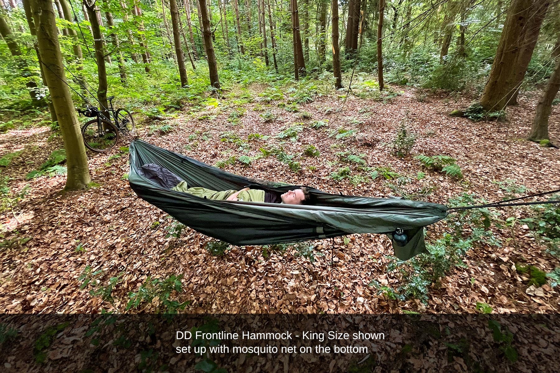 DD Frontline Hammock - built in mosquito net – DD Hammocks
