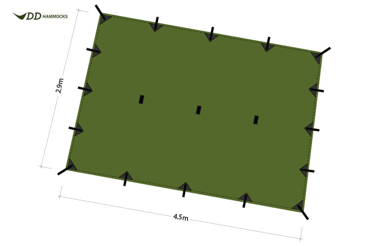 DD SuperLight - Tarp XL - Olive Green