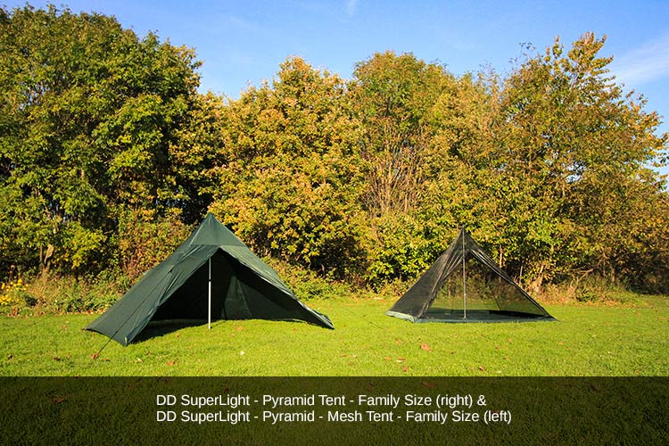 DD SuperLight - Pyramid Tent - Family Size – DD Hammocks