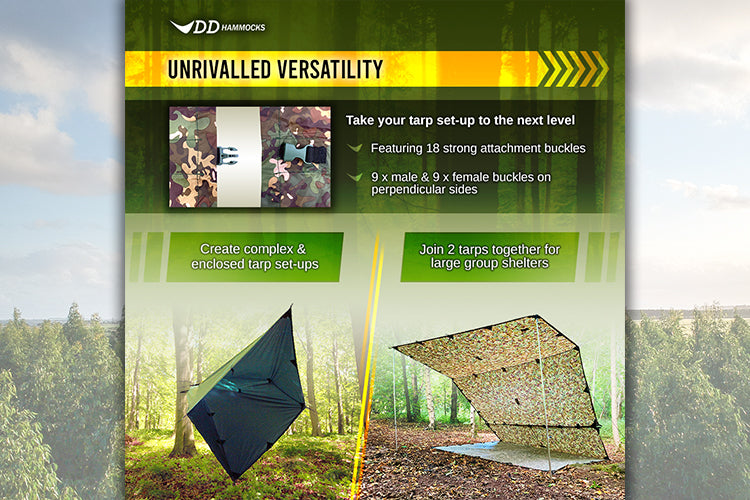 dd tarp 3x3 pro mc DD Hammocks Tarp 3x3 PRO