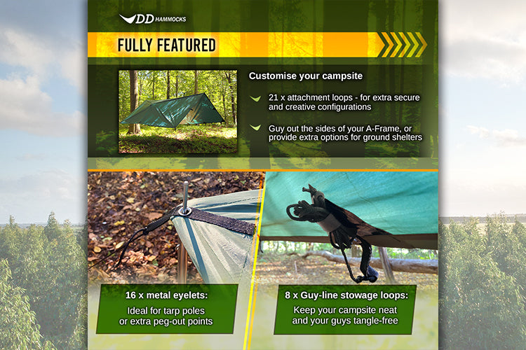 DD Tarp 3x3 - PRO - Olive Green