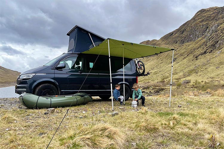 tarp van DD Campervan Tarp