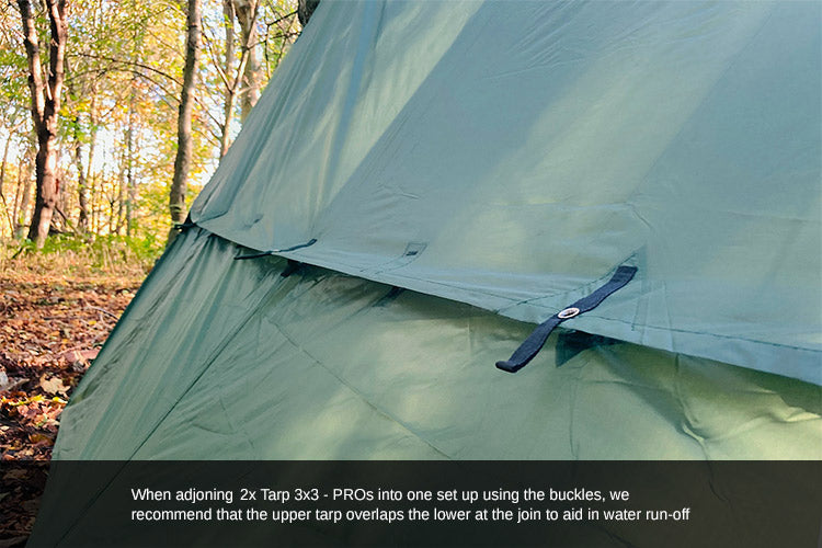 DD Tarp 3x3 - PRO - Olive Green