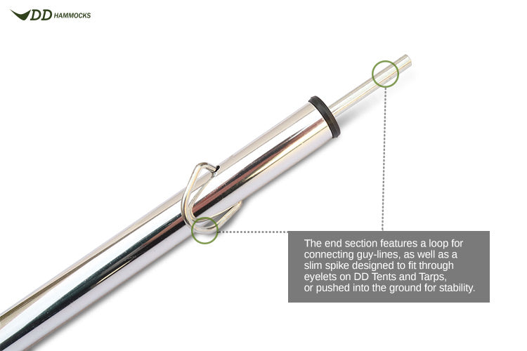DD Tarp Pole - 1.8m (x2)