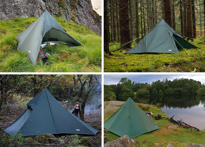 tarp pyramid setup DD Pyramid Tent – DD Hammocks