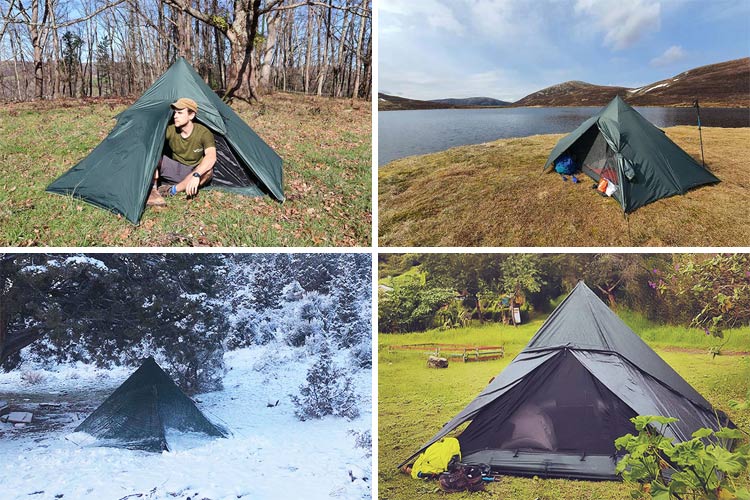 tarp pyramid setup DD SuperLight