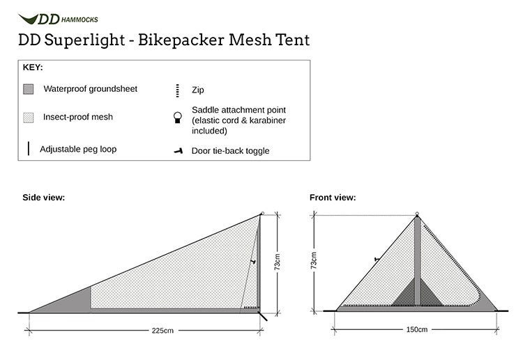 DD SuperLight - Bikepacker Mesh Tent
