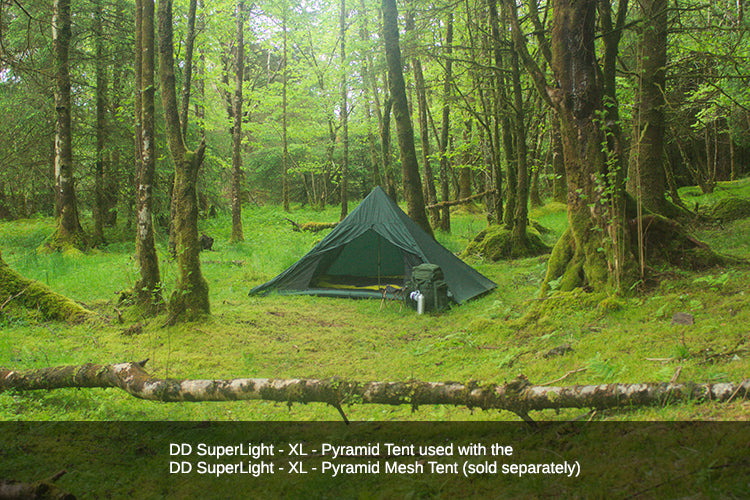 DD SuperLight - XL - Pyramid Mesh Tent – DD Hammocks